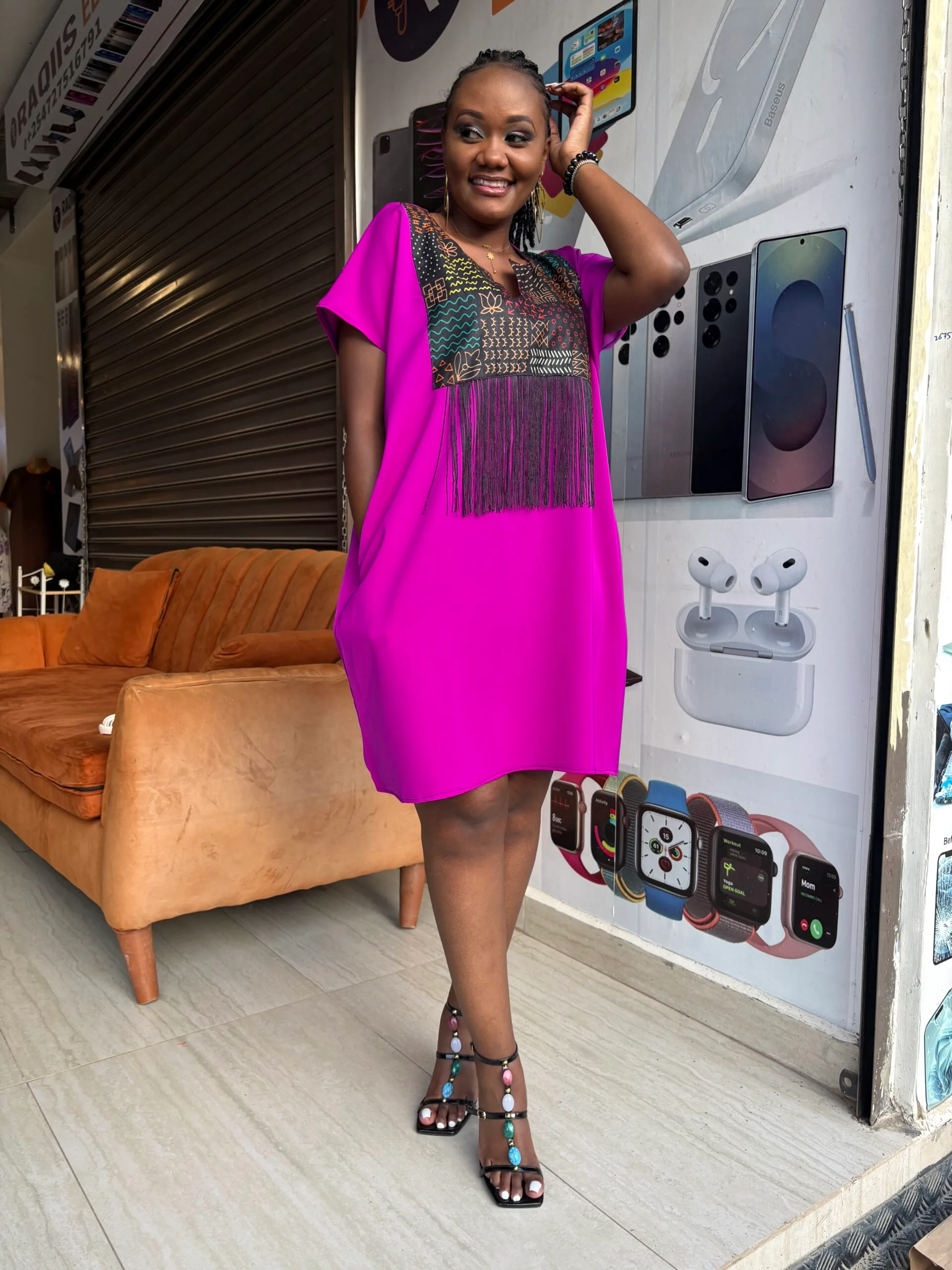 Blush Whisper Shift Dress