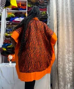 Kitenge Kimono – Solid Trim (Classic)