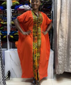 Kaftan Dress - Orange