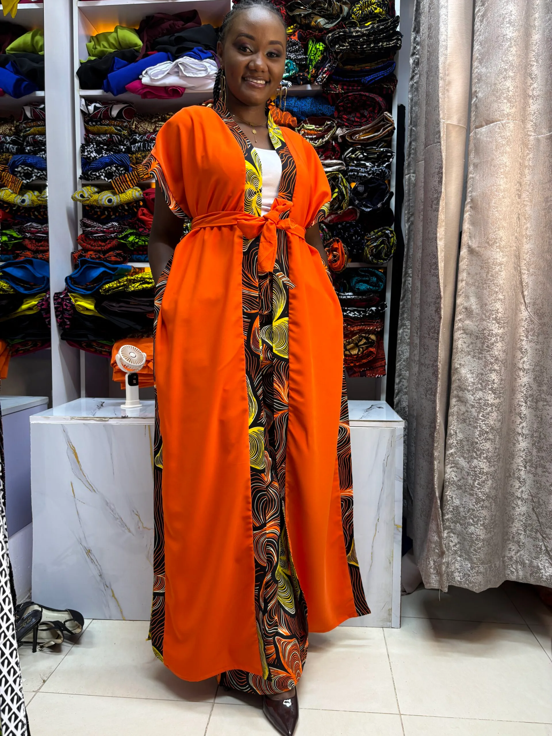 Weekend Glow Kimono & Palazzo Set - Dusk