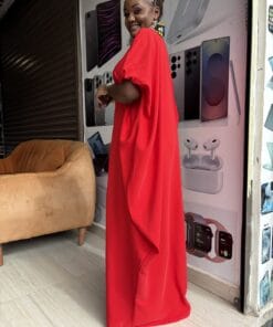 Crimson Carnival Ankara Kaftan