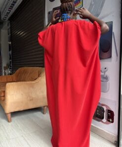 Crimson Carnival Ankara Kaftan