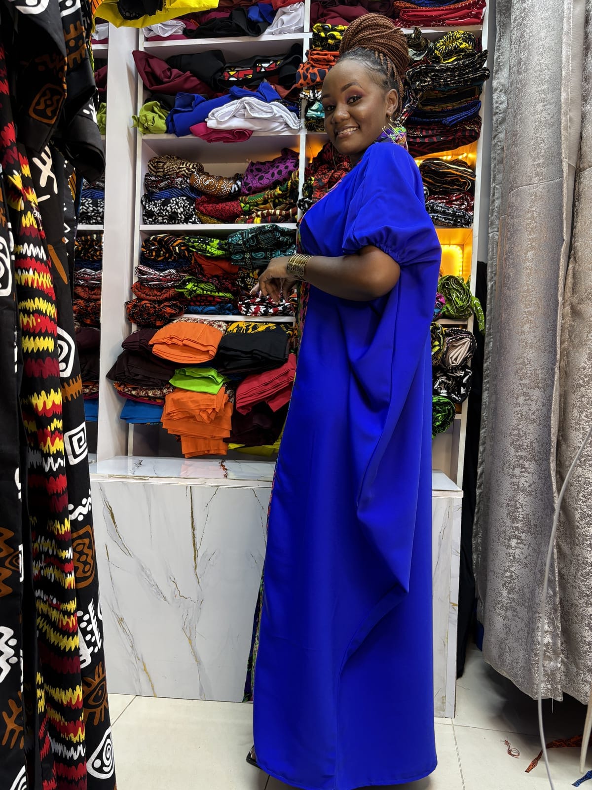 Sapphire Soiree Ankara Kaftan