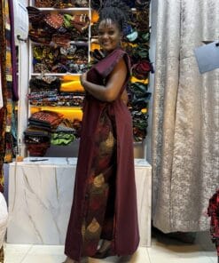 Maroon Heritage Kimono & Palazzo Set