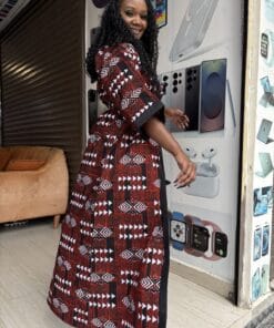 Maroon Uhuru Kimono Cover