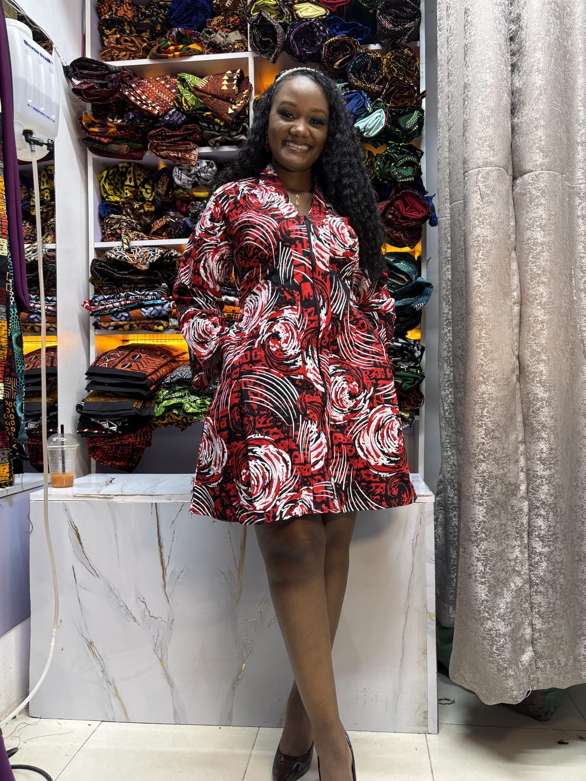 Scarlet Reverie Shift Dress