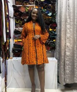 Sunset Ember Shift Dress