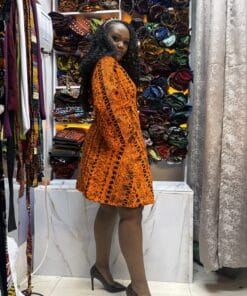 Sunset Ember Shift Dress