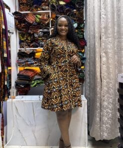 Golden Rhythm Shift Dress