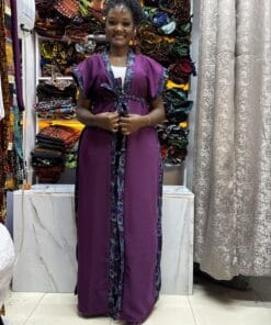 Plum Essence Kimono & Palazzo Set