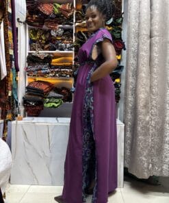 Plum Essence Kimono & Palazzo Set
