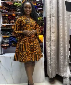 Amber Mosaic Shift Dress
