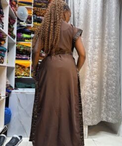 Cocoa Heritage Kimono & Palazzo Set
